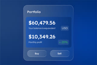 live-data på Falk Avkastlunds kryptohandelsplatform vist i en oversigt